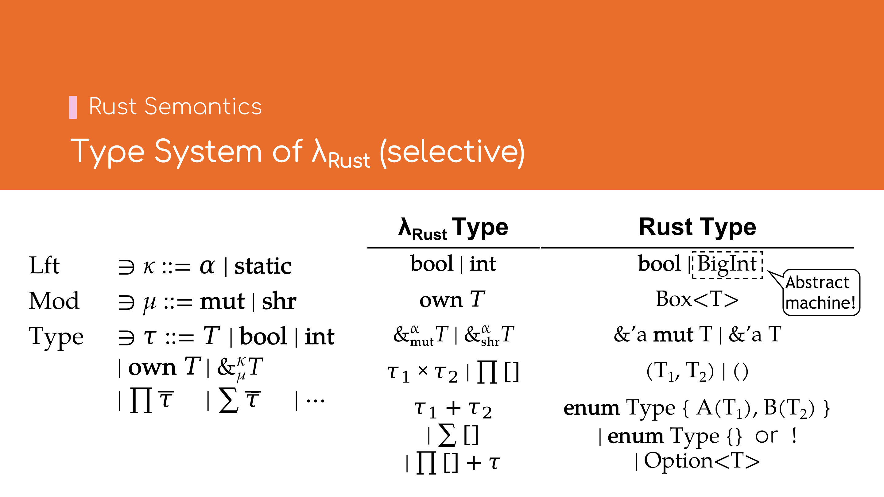 Type System